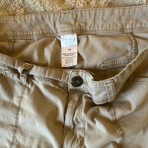 Time & True Capris . Size 14